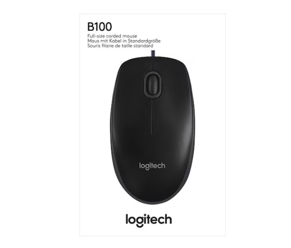 Logitech B100 USB Maus - B&W ICT Solutions