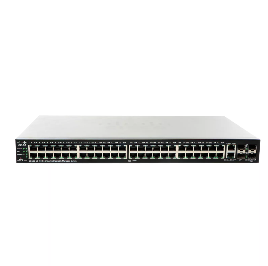 Cisco SG500-52 Switch - 52 Ports- managed - stackable (Refurbished)